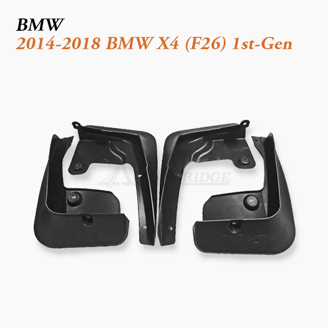 Luxury SUV Car Splash Shields fit 2014-2018 BMW X4 (F26)