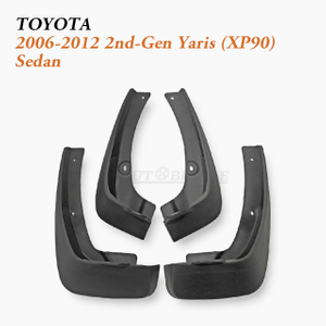 Custom Car Mudguards Wholesale fit 2008-2013 Toyota Yaris (XP90) Sedan