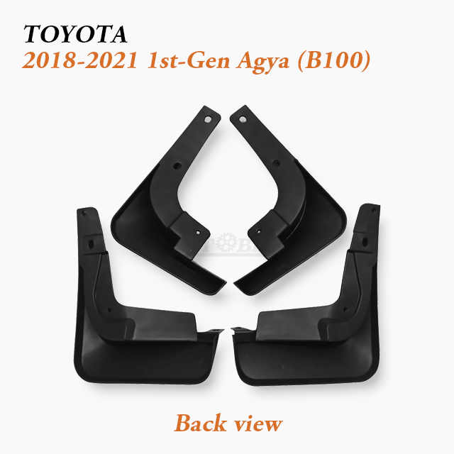 Custom Car Splash Shields Supply fit 2018-2021 Agya (B100)