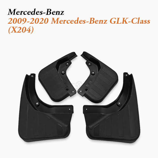Car Splash Shields Export fit 2009-2020 Mercedes-Benz GLK-Class (X204) Running Boards Incompatible