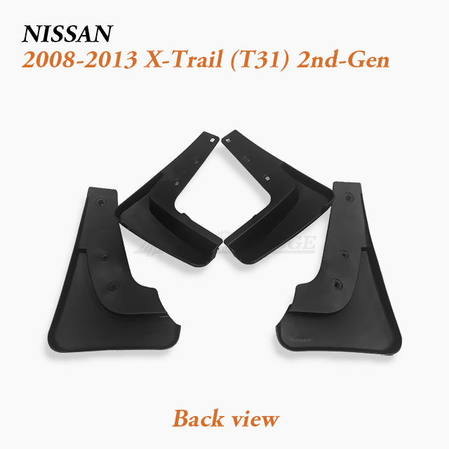Custom Car Splash Shields Supply fit Nissan X-Trail (T31)