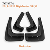 Car Splash Guards OEM Supply fit 2015-2020 Toyota Highlander XU50