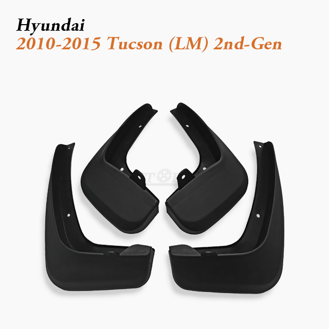 Custom Car Splash Shields Supply fit 2010-2015 Hyundai Tucson (LM)
