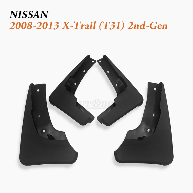 Custom Car Splash Shields Supply fit Nissan X-Trail (T31)