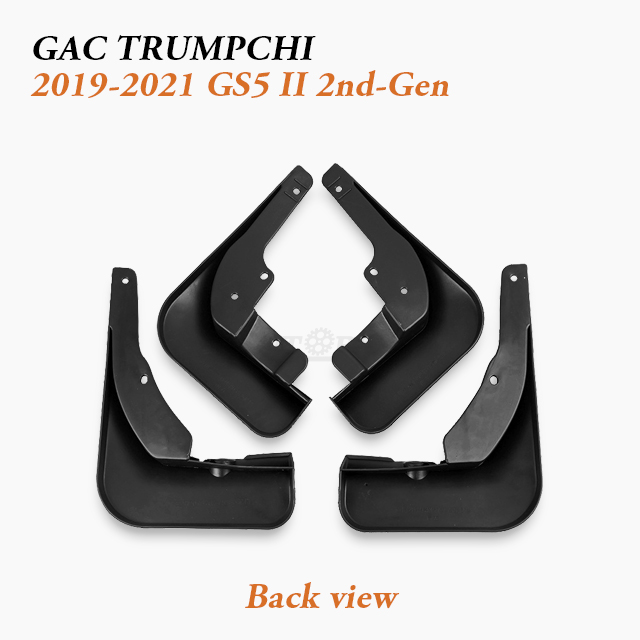 Compact Crossover Car Splash Shields fit 2019-2021 GAC Trumpchi GS5 II