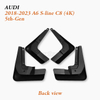 OEM Car Splash Shields Wholesales fit 2018-2023 Audi A6 S-line C8 (4K) 