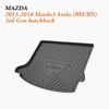 2013–Present Mazda3 Axela Trunk Mat | Seamless cargo coverage with raised‑edge protection