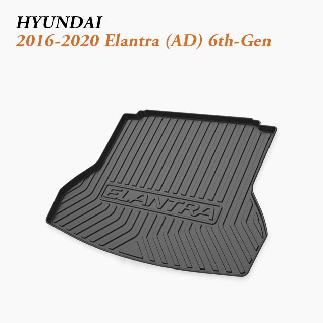 2016-2020 Hyundai Elantra Boot Protector – Popular Compact Sedan Trunk Mat