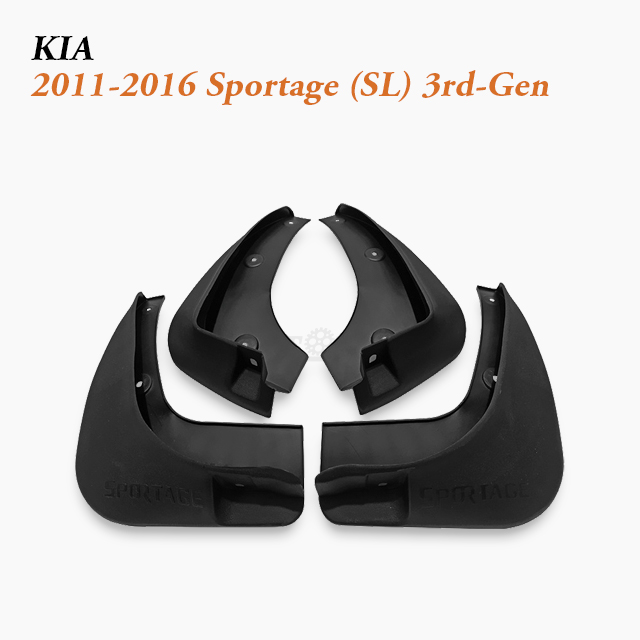 Customized Car Splash Guards Aftermarket Supply fit 2005-Present Kia Sportage