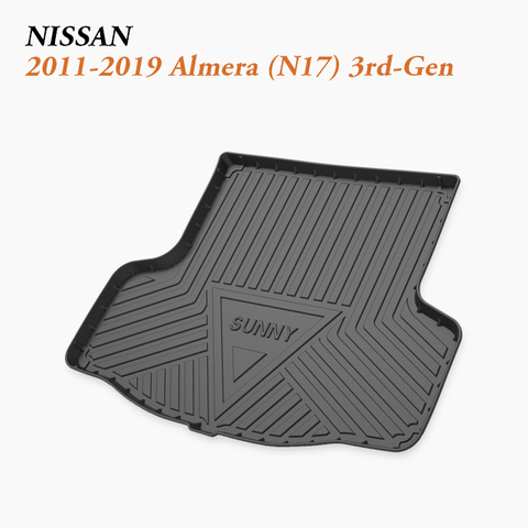 2011–2019 Nissan Almera Trunk Guard | Practical Boot Protection for Subcompact Sedans