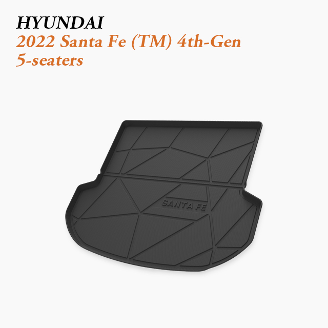 2020-2022 Hyundai Santa Fe Cargo Tray | Precision Boot Mat & Trunk Protector