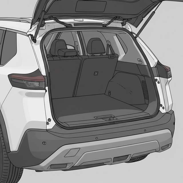 2021 Nissan X-Trail Boot Sill Protector for Versatile Family SUV Cargo Use