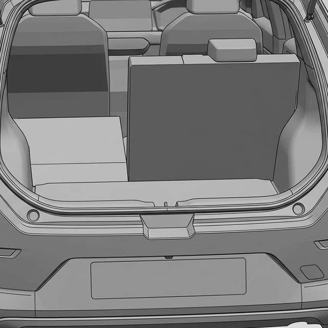 2023-Present Honda WR-V Rear Bumper Protector for Lively Compact SUV Cargo Guarding