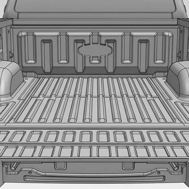 2022 Ford Ranger Rear Bumper Protector for Tough Work-and-Play Pickup Loading