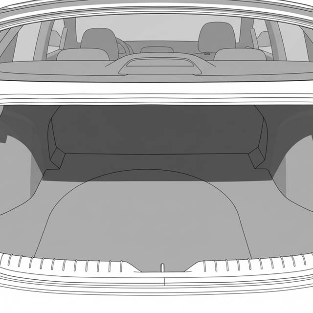 2016-2022 Hyundai Elantra Rear Bumper Protector for Practical Daily Sedan Trunk Loading