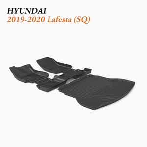 Floor Protectors and Boot Mat Set Wholesale fit 2019-2020 Hyundai Lafesta (SQ)