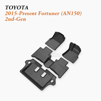 4×4 SUV Floor Liner India Wholesale fit 2015-Present Toyota Fortuner (AN150) 2nd-Gen