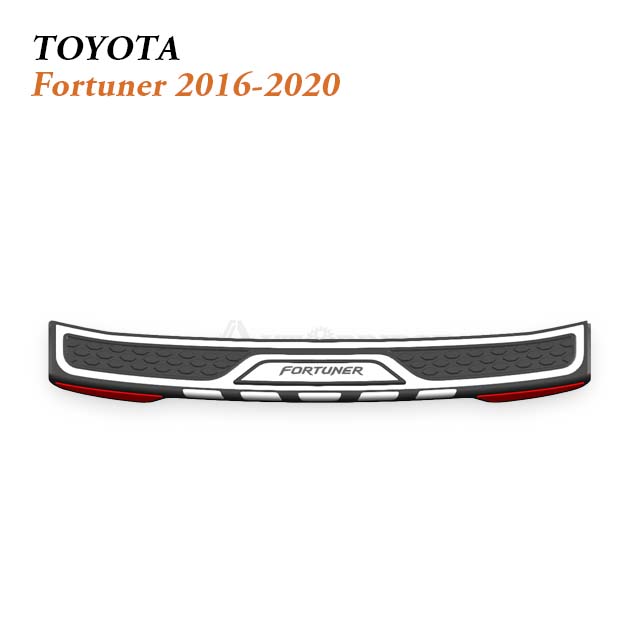 2010-2023 Toyota Fortuner Rear Bumper Protector for Practical Everyday Cargo Loading