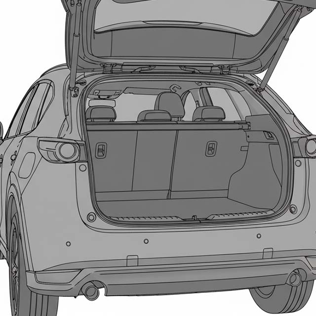 2017 Mazda CX-5 Trunk Sill Plate for Stylish Urban SUV Cargo Protection