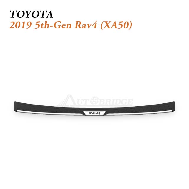 2019 Toyota RAV4 Rear Bumper Protector for Adventurous Compact SUV Cargo Loading