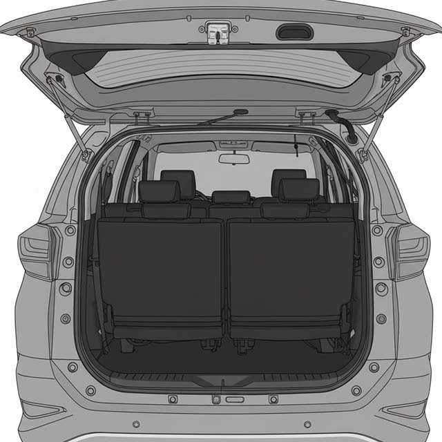 2018 Toyota Rush Rear Bumper Protector for Practical 7-Seater Compact SUV Loading