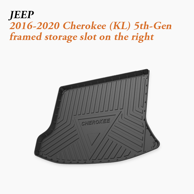 Versatile Trunk Bed Mats Supply fit 2014-2020 Jeep Cherokee
