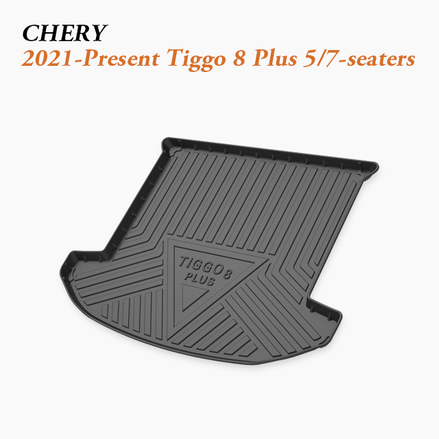 2018–Present Chery Tiggo 8 Trunk Mat | Expansive Cargo Defense for Flagship SUVs