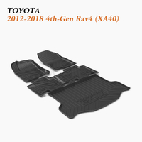 Car Mats and Trunk Liner Supply fit 2012-2018 Toyota Rav4 (XA40) 4th-Gen