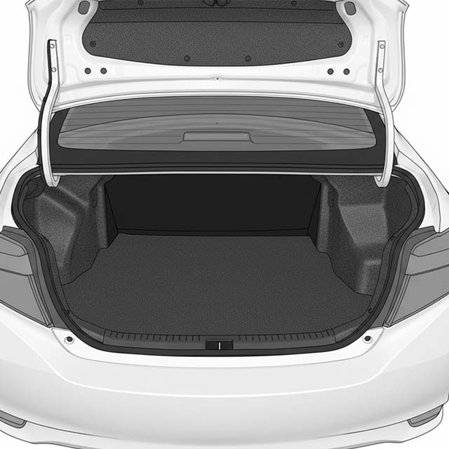 2016 Toyota Vios Boot Sill Protector for Practical Daily Sedan Cargo Use