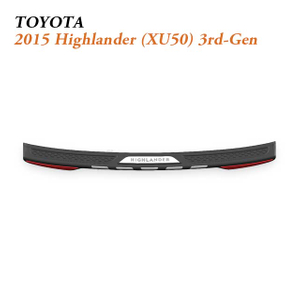 2015 Toyota Highlander Trunk Sill Plate for Spacious 3-Row SUV Cargo Protection