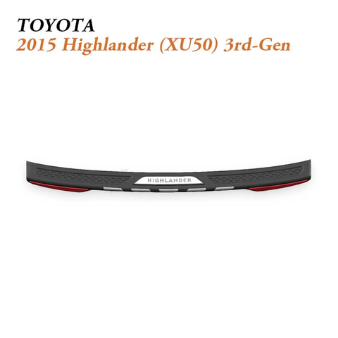 2015 Toyota Highlander Trunk Sill Plate for Spacious 3-Row SUV Cargo Protection