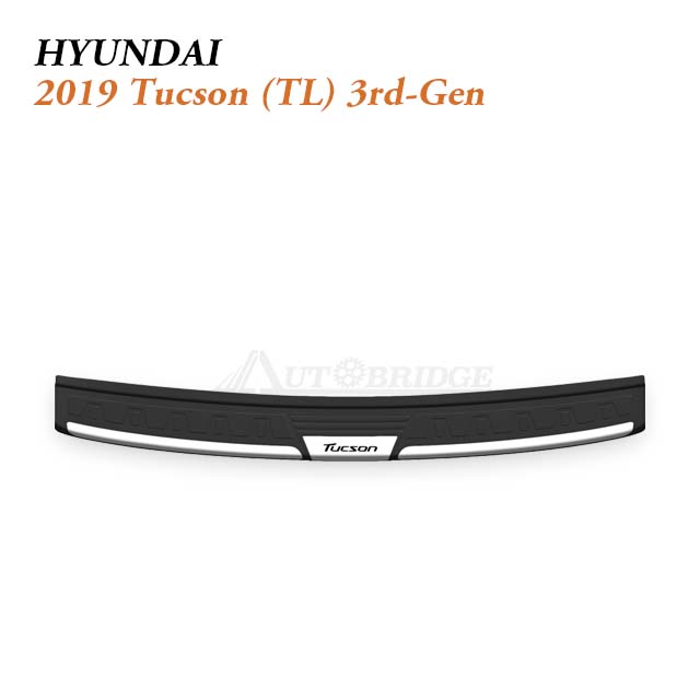 2016-2021 Hyundai Tucson Rear Bumper Protector for Dynamic Vietnam and Korea SUV Cargo Loading