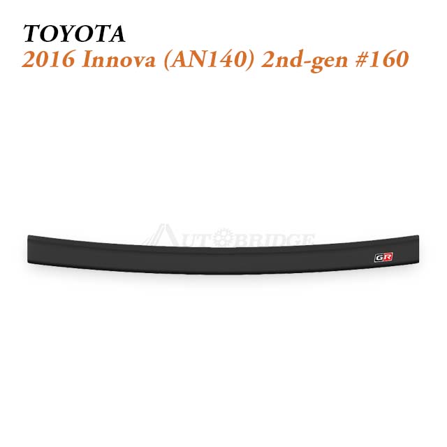 2012-Present Toyota Innova Rear Bumper Protector for Versatile Family and Fleet MPV Loading