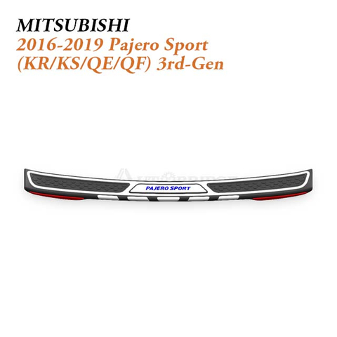 2016-Present Mitsubishi Pajero Sport Boot Sill Protector for Rugged 7-Seater SUV Cargo Use