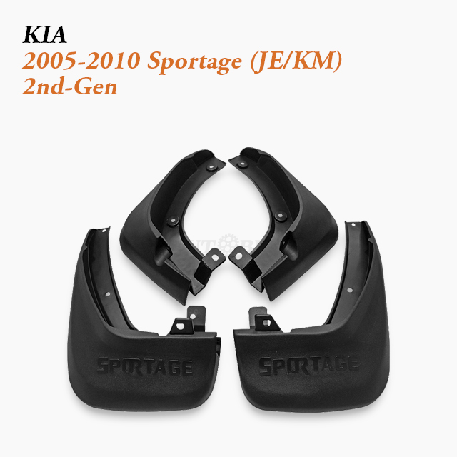 Customized Car Splash Guards Aftermarket Supply fit 2005-Present Kia Sportage