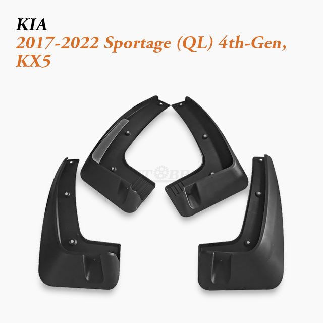 Customized Car Splash Guards Aftermarket Supply fit 2005-Present Kia Sportage