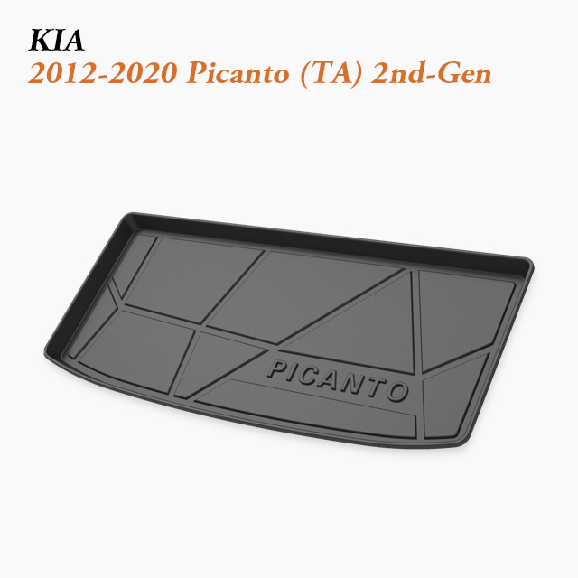 2012–2020 Kia Picanto Rear Mat | Compact Boot Guard for City Hatchbacks