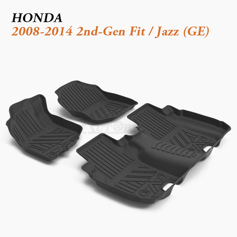 Car Floor Liner and Trunk Set Supply for 2008-2019 Honda Fit (GE GK/GH/GP)