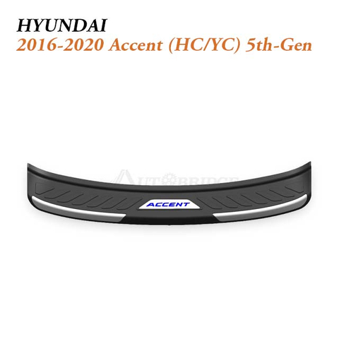 2016-2023 Hyundai Accent Boot Sill Protector for Practical Subcompact Sedan Trunk Use