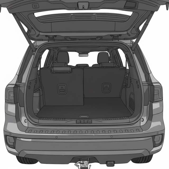 2023-Present Ford Everest Boot Sill Protector for Next-Gen 7-Seater Adventure SUV Loading