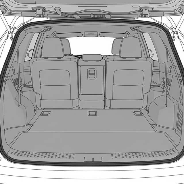 2015 Toyota Highlander Trunk Sill Plate for Spacious 3-Row SUV Cargo Protection