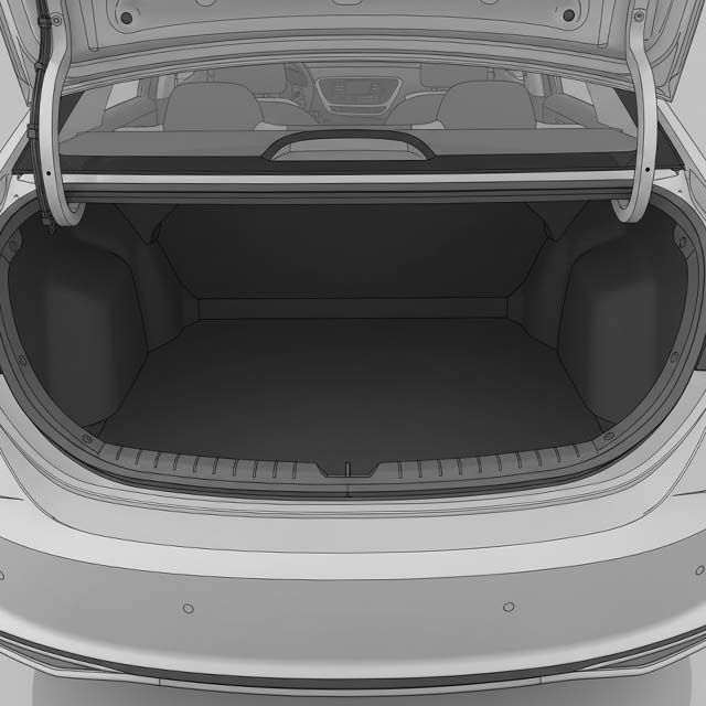 2016-2023 Hyundai Accent Boot Sill Protector for Practical Subcompact Sedan Trunk Use