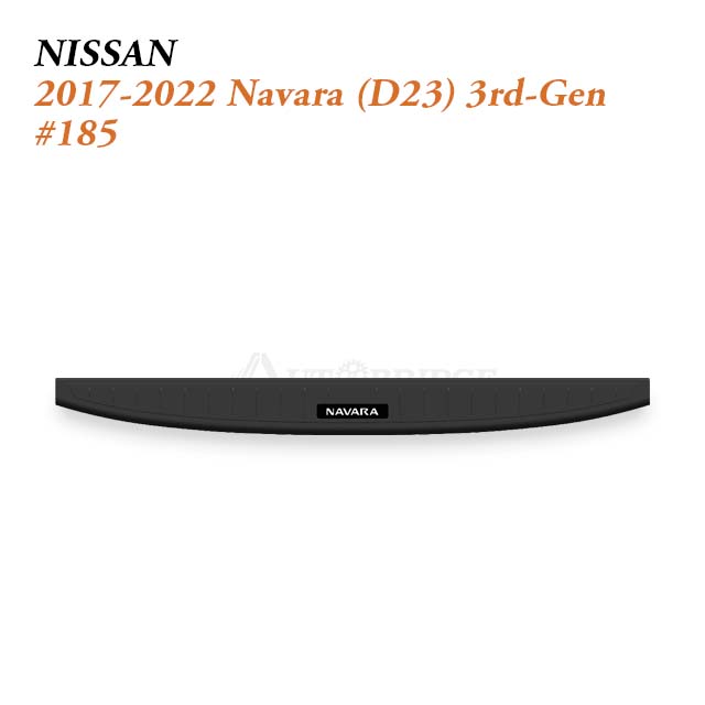 2004-2022 Nissan Navara Rear Bumper Protector for Reliable Work-and-Adventure Pickup Loading