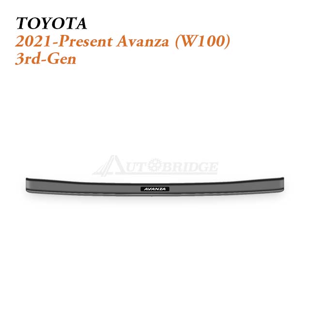 2012-Present Toyota Avanza / Daihatsu Xenia Trunk Sill Plate for Practical 7-Seater MPV Cargo Protection