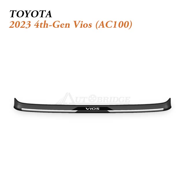 2014-2023 Toyota Vios Boot Sill Protector for Practical Daily Sedan Cargo Use