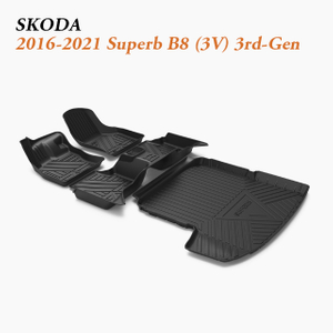 Automotive Foot Mats Wholesale fit 2016-2021 Skoda Superb B8 (3V) 3rd-Gen