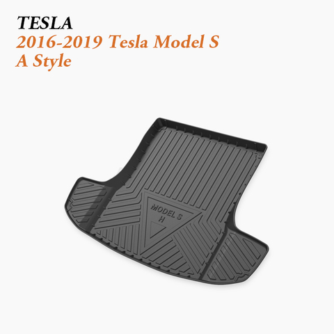 2016-2019 Tesla Model S Boot Protector – Luxury EV Liftback Trunk Mat