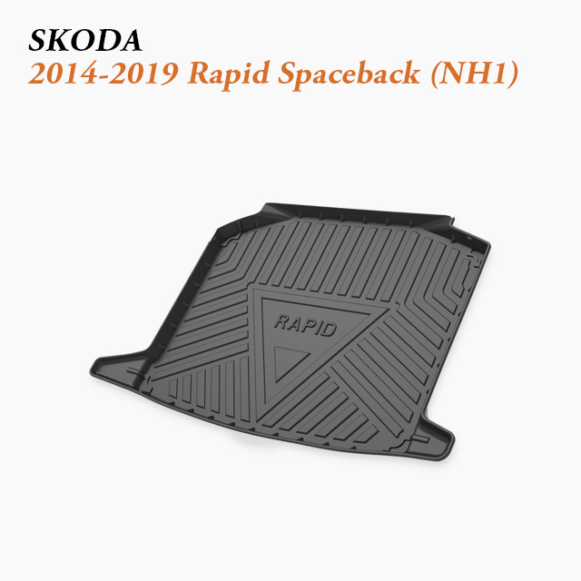 2014-2019 Skoda Rapid Spaceback Boot Mat – Efficient Hatchback Trunk Shield
