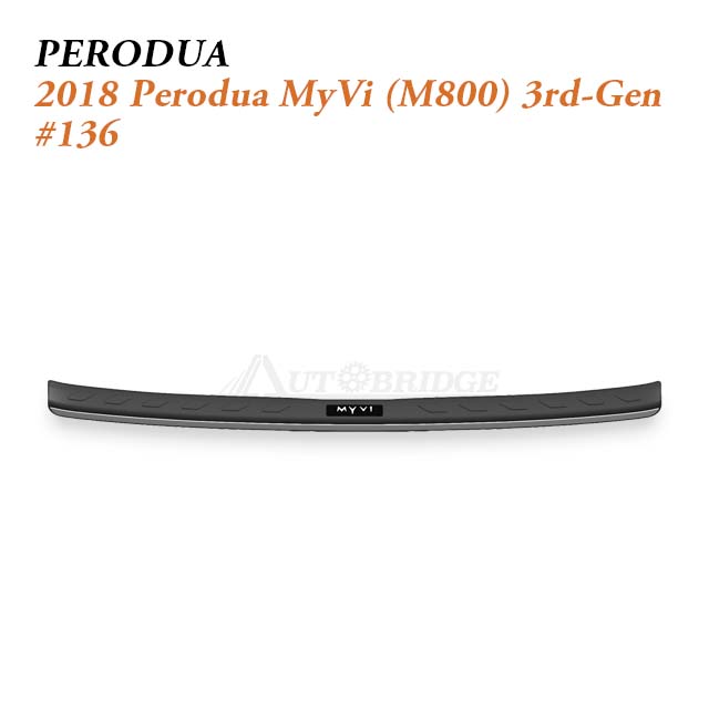 2018 Perodua Myvi Boot Sill Protector for Smart Compact Hatchback Cargo Protection