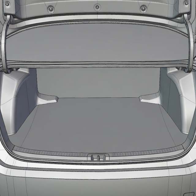 2019 Toyota Altis / Corolla Boot Sill Protector for Modern Compact Sedan Trunk Guarding